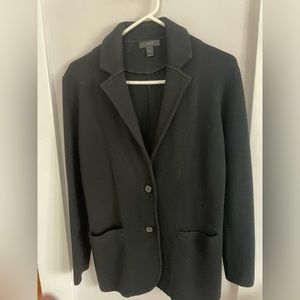 JCrew Sixe XXS black knit blazer